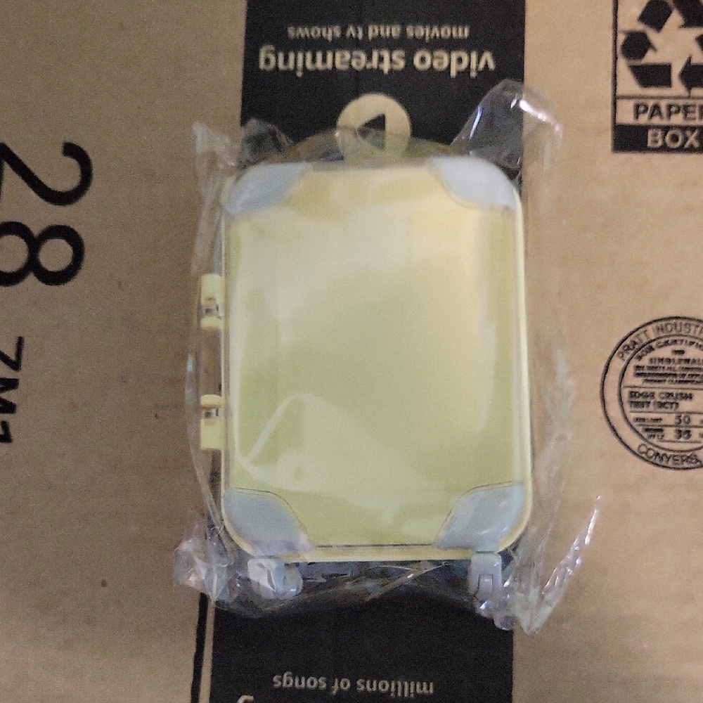 mini Yellow Suitcase
